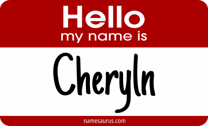 Hello my name is Cheryln png download