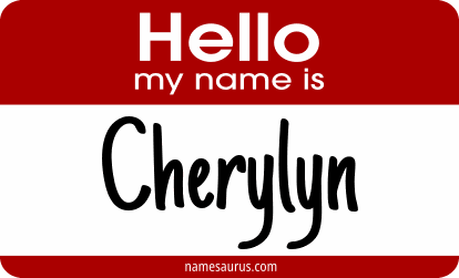 Hello my name is Cherylyn png download
