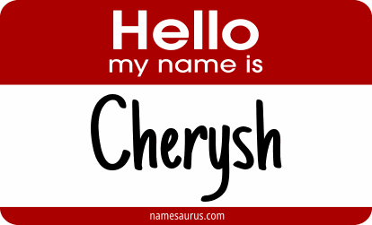 Hello my name is Cherysh png download