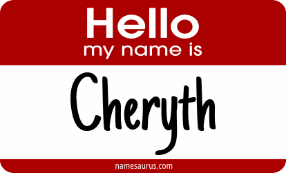 Hello my name is Cheryth png download