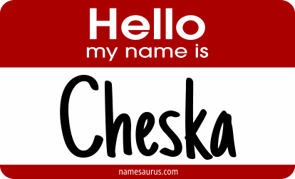 Hello my name is Cheska png download