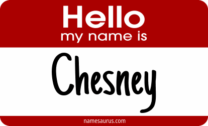 Hello my name is Chesney png download