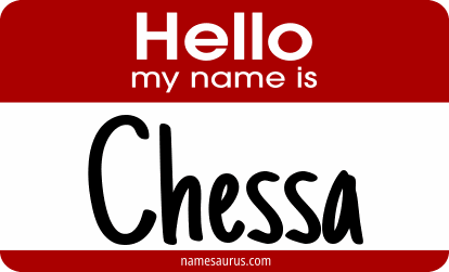 Hello my name is Chessa png download