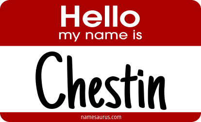Hello my name is Chestin png download