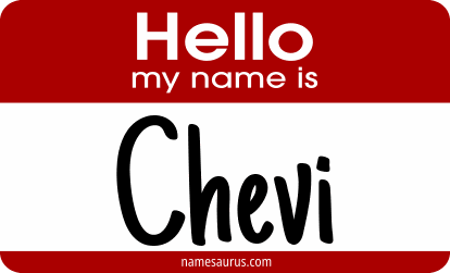 Hello my name is Chevi png download