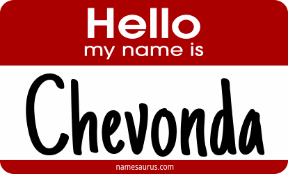 Hello my name is Chevonda png download