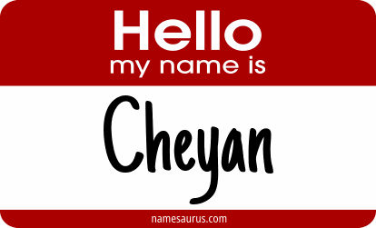 Hello my name is Cheyan png download