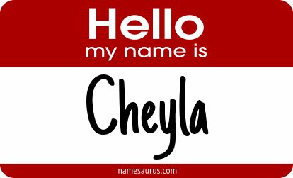 Hello my name is Cheyla png download