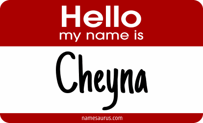 Hello my name is Cheyna png download