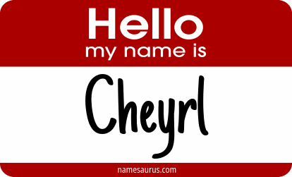 Hello my name is Cheyrl png download