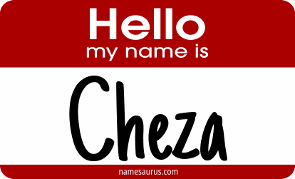 Hello my name is Cheza png download