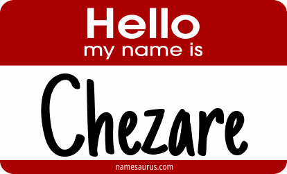 Hello my name is Chezare png download
