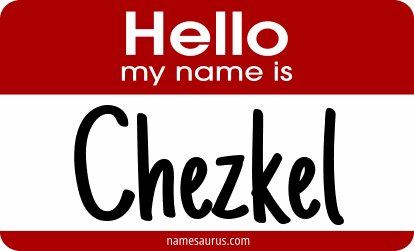 Hello my name is Chezkel png download
