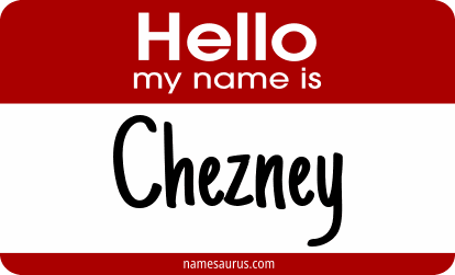 Hello my name is Chezney png download