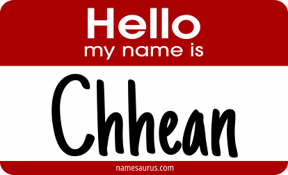 Hello my name is Chhean png download