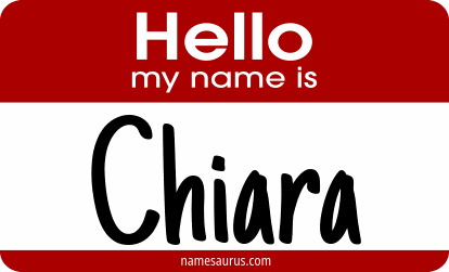 Hello my name is Chiara png download
