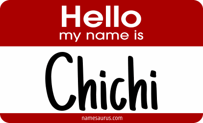 Hello my name is Chichi png download