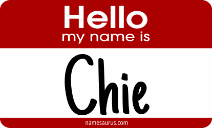 Hello my name is Chie png download
