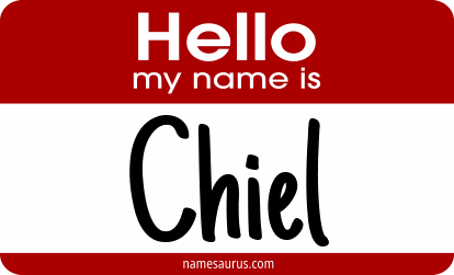 Hello my name is Chiel png download