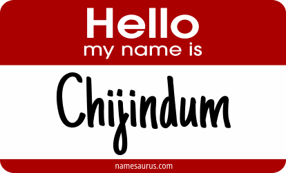 Hello my name is Chijindum png download