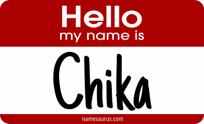Hello my name is Chika png download