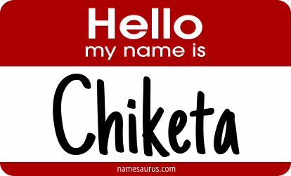 Hello my name is Chiketa png download