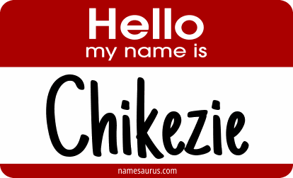 Hello my name is Chikezie png download