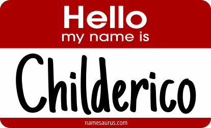 Hello my name is Childerico png download