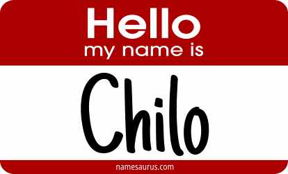 Hello my name is Chilo png download