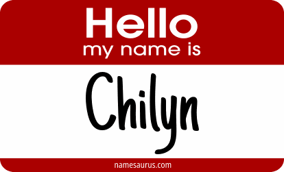 Hello my name is Chilyn png download