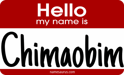 Hello my name is Chimaobim png download