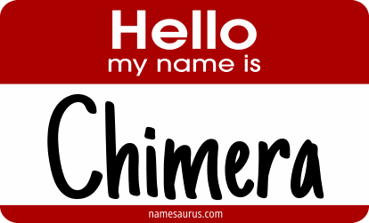 Hello my name is Chimera png download