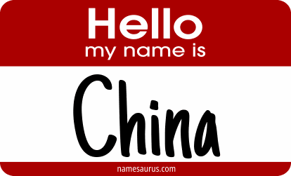 Hello my name is China png download