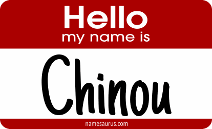 Hello my name is Chinou png download