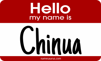 Hello my name is Chinua png download