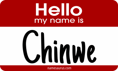 Hello my name is Chinwe png download