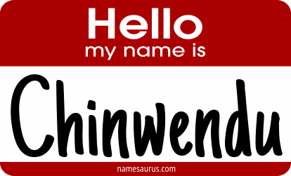 Hello my name is Chinwendu png download