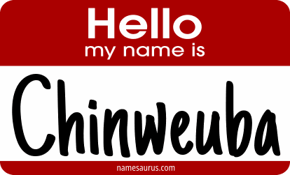 Hello my name is Chinweuba png download