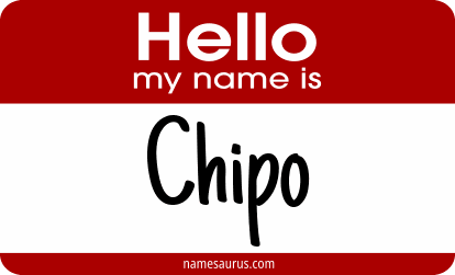 Hello my name is Chipo png download