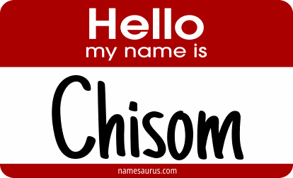 Hello my name is Chisom png download
