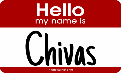 Hello my name is Chivas png download
