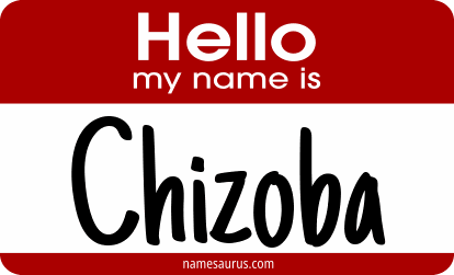 Hello my name is Chizoba png download