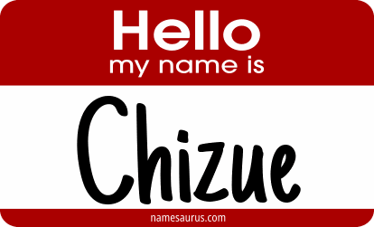 Hello my name is Chizue png download