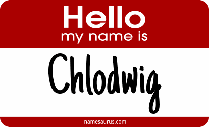 Hello my name is Chlodwig png download
