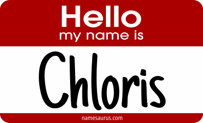 Hello my name is Chloris png download