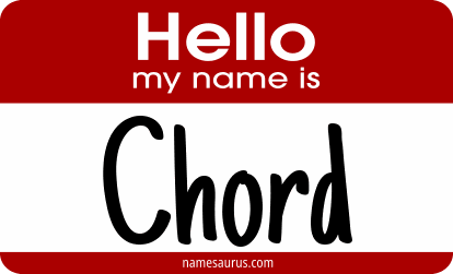 Hello my name is Chord png download