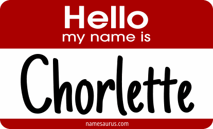 Hello my name is Chorlette png download
