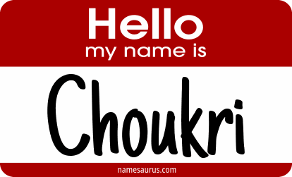 Hello my name is Choukri png download
