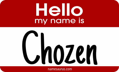 Hello my name is Chozen png download
