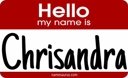 Hello my name is Chrisandra png download